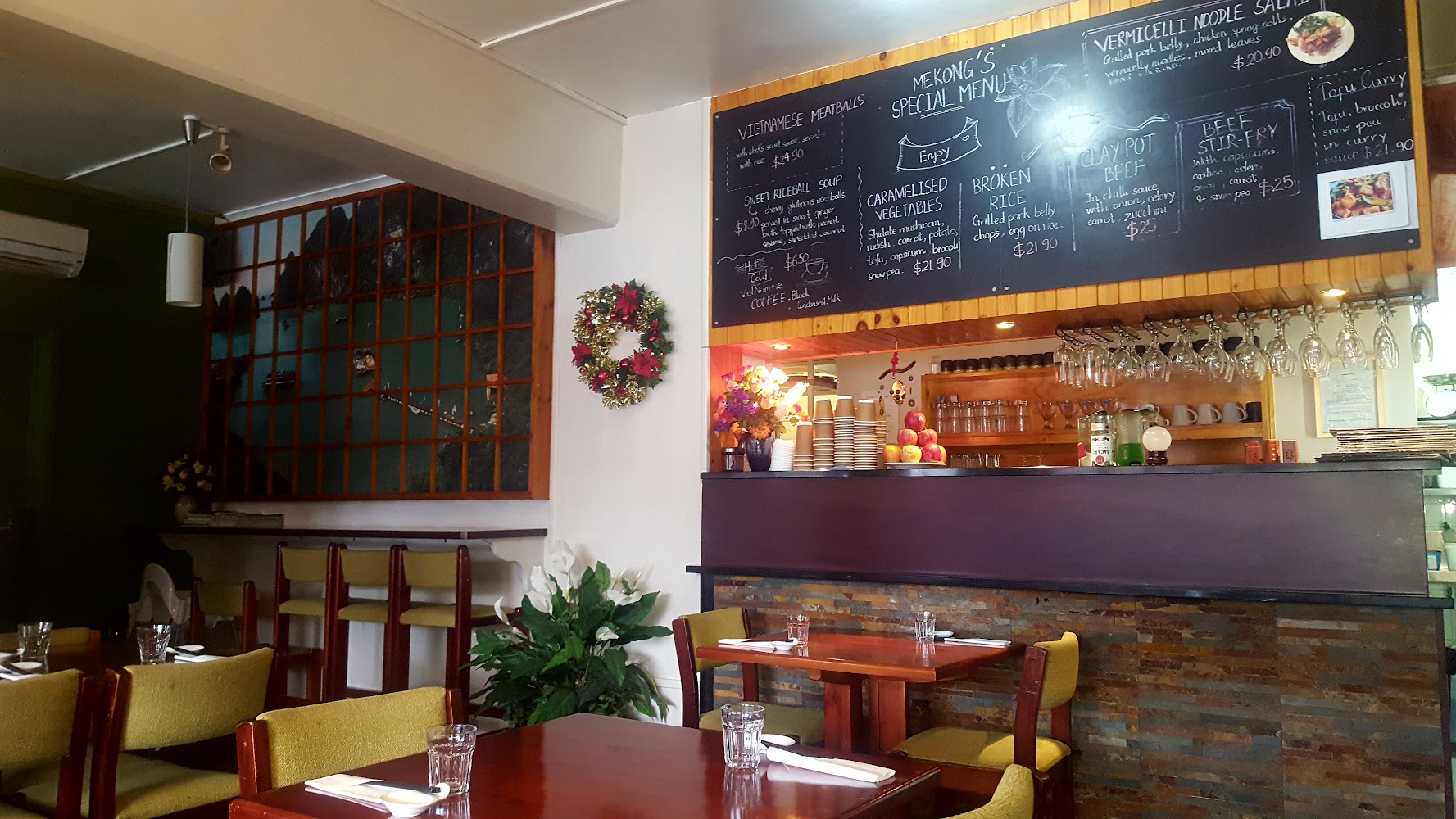 Mekong’s intimate dining room